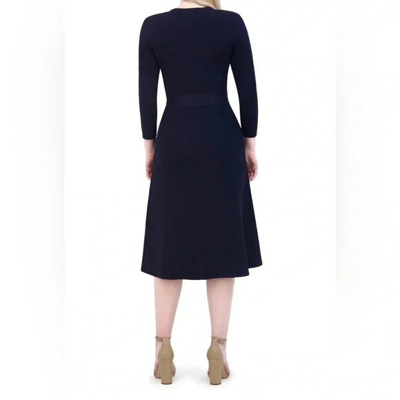 Eliza J NWT Tie Belt Dress, size XXL. - Picture 2 of 11